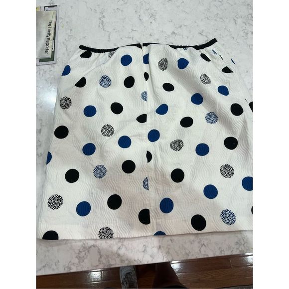 Talbots 18W polkadot skirt business casual professional work office - Picture 3 of 3